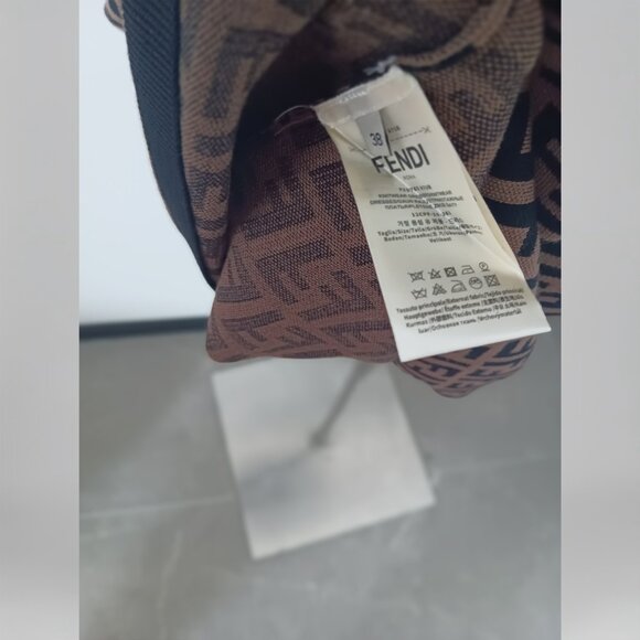 Fendi Brown FF Midi Dress - Picture 9 of 10